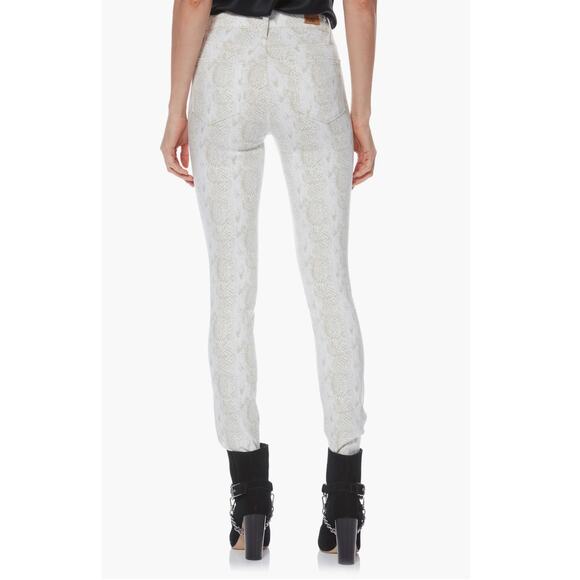 PAIGE Hoxton Ultra Skinny Ankle High Rise Jeans Sonoran Snake Size 26 - Picture 5 of 14